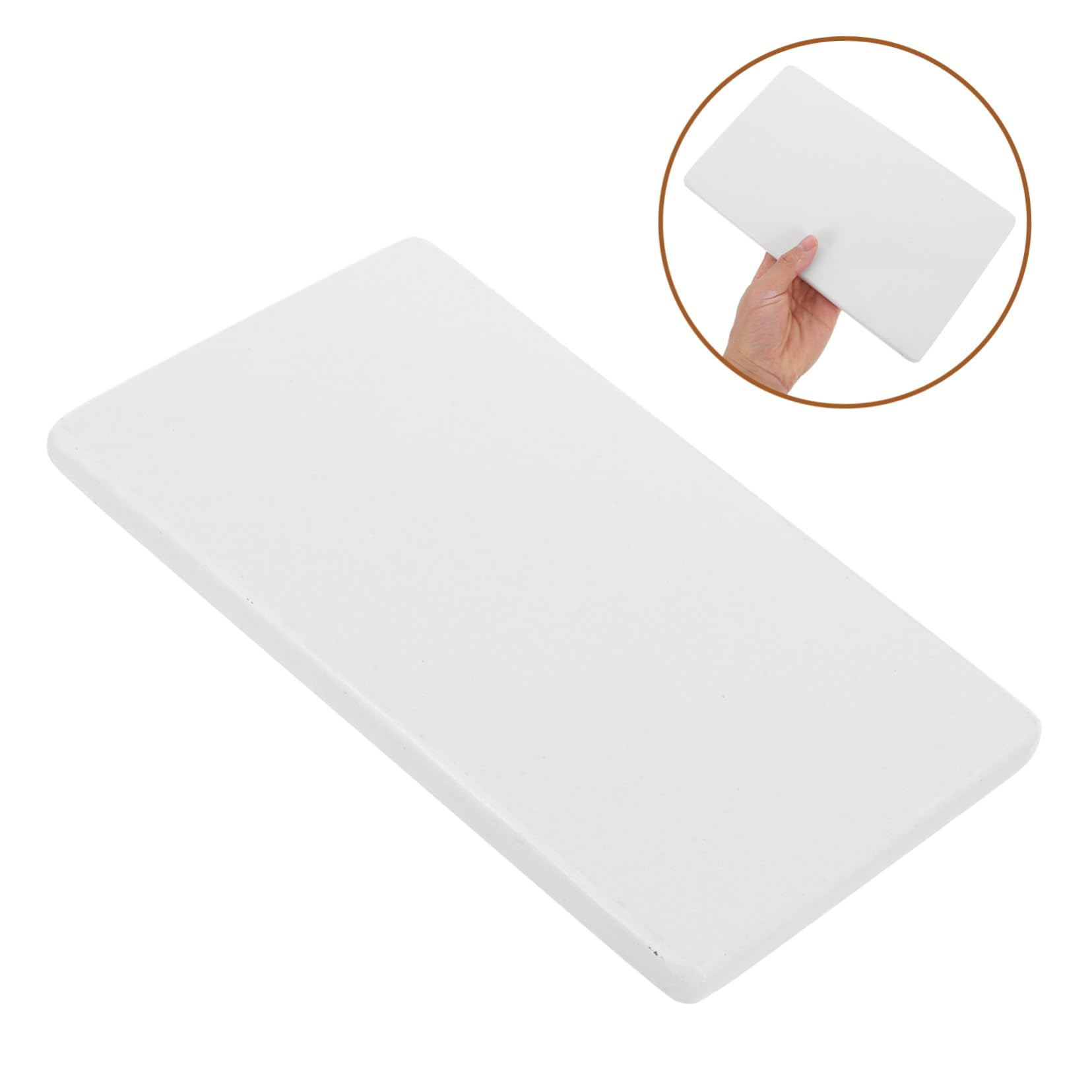 VICASKY Kühlmatte für Kleintiere aus Marmor, Weiß, 1 Stück