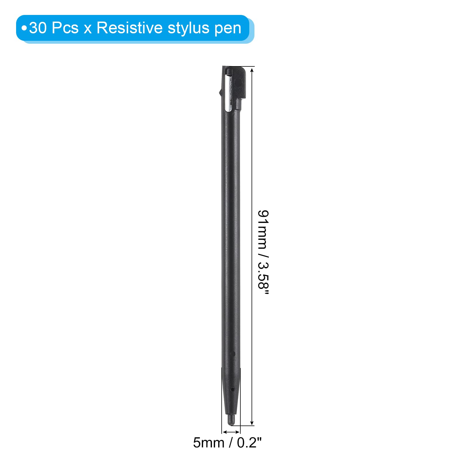 QUARKZMAN 5 Penne Touch Screen Resistive E Capacitive – Stilo Universale Per GPS, POS, Telefono E Auto
