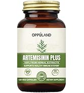 oppuland ARTEMISININ PLUS - Sweet Wormwood - 100% from Herb Extracts - Vegan Safe - 120 Veg Capsules