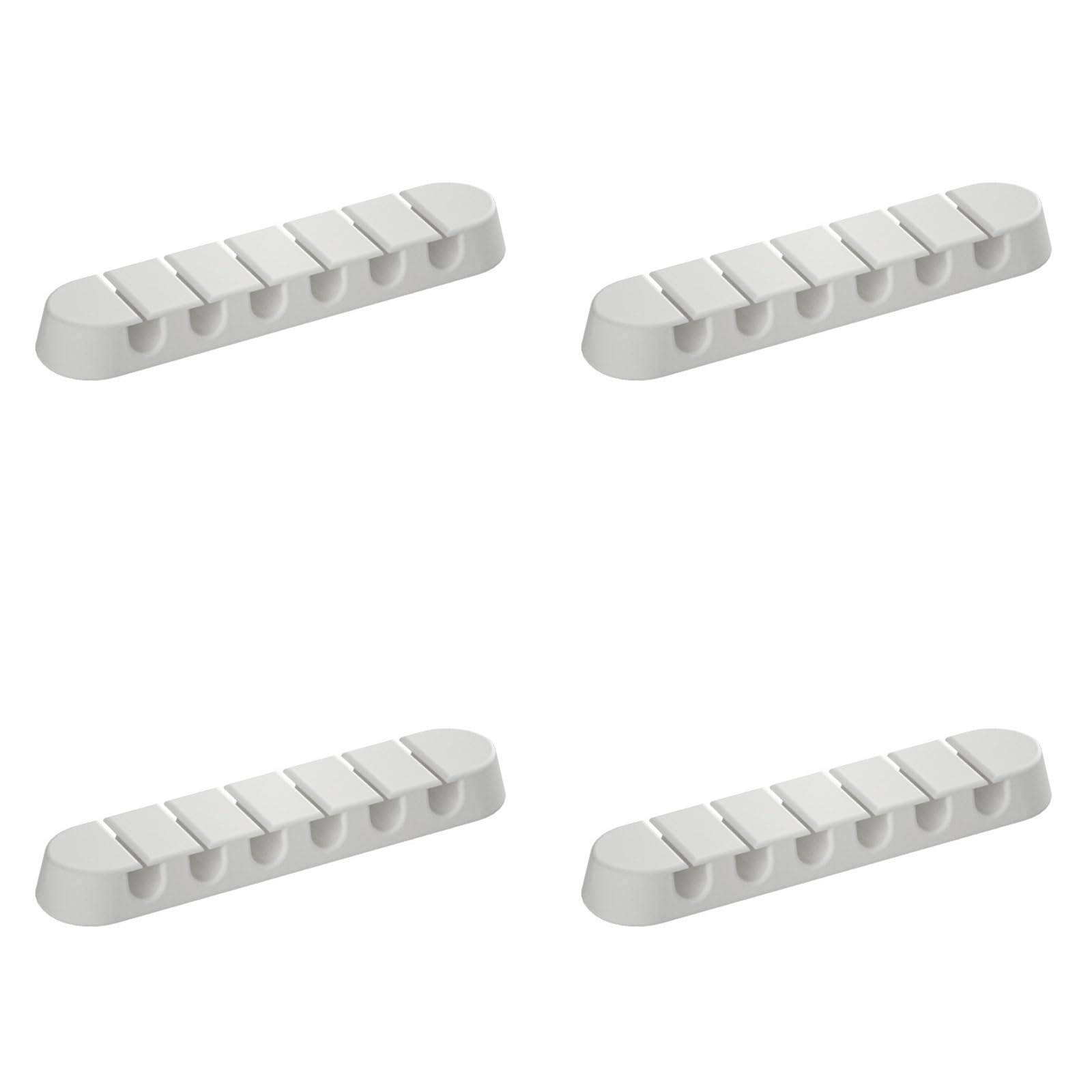 Hsioluted Of 4 Space Saving Desk Cord Organizers Texture Cable Clip Suitable for Electronics Cable Concealments Clip