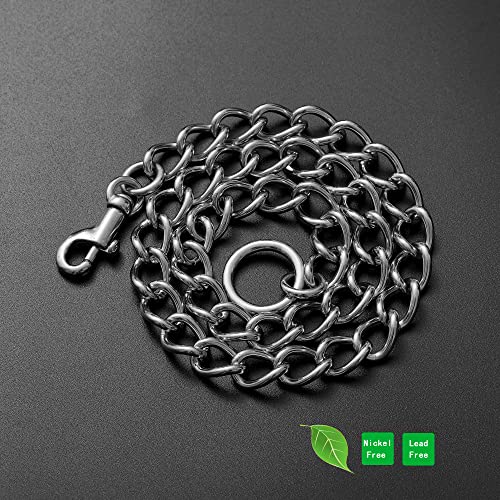 Yowity New Clip Design Metal Chain Dog Slip Collar,Strong Stainless Steel P Chain Walking Collar For Small Medium Large Dogs thumb #3