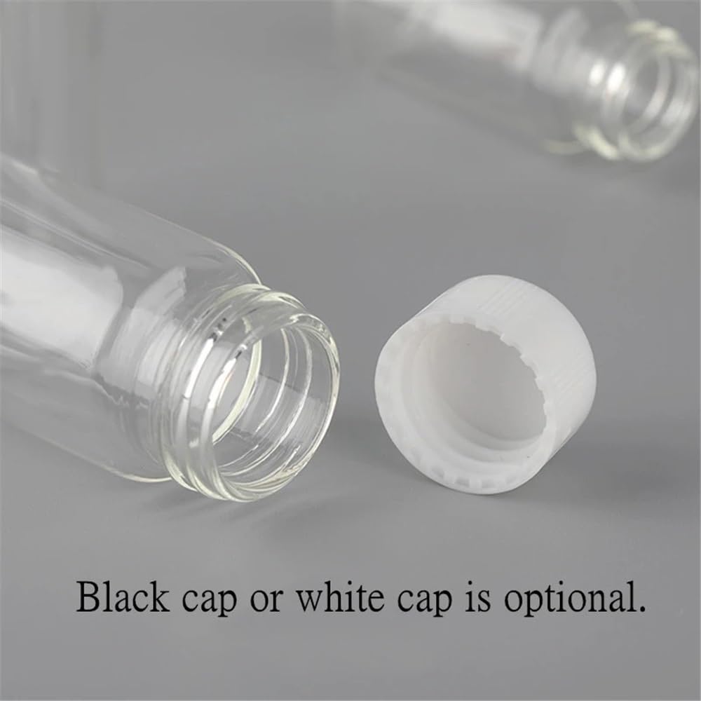 2 ml bis 60 ml transparente Glasprobenfläschchen Laborreagenzflasche kleine klare Fläschchen for Experimente(4ml 100pcs)