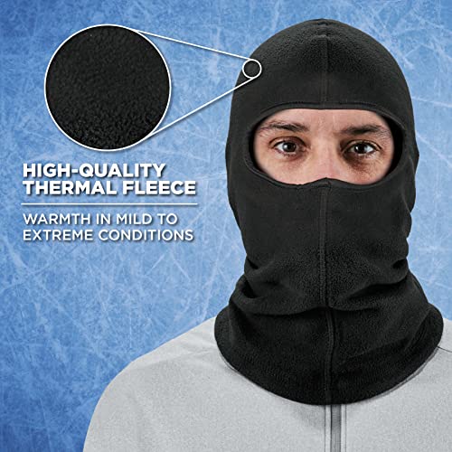 Balaclava, Winter Face Mask, Thermal Black Fleece, Ergodyne N-Ferno 6821 #TOP1