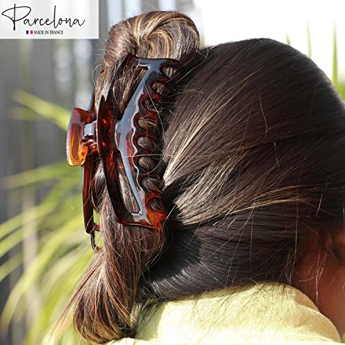 Parcelona French Bend Tortoiseshell Claw Clip 6 inch — view 5