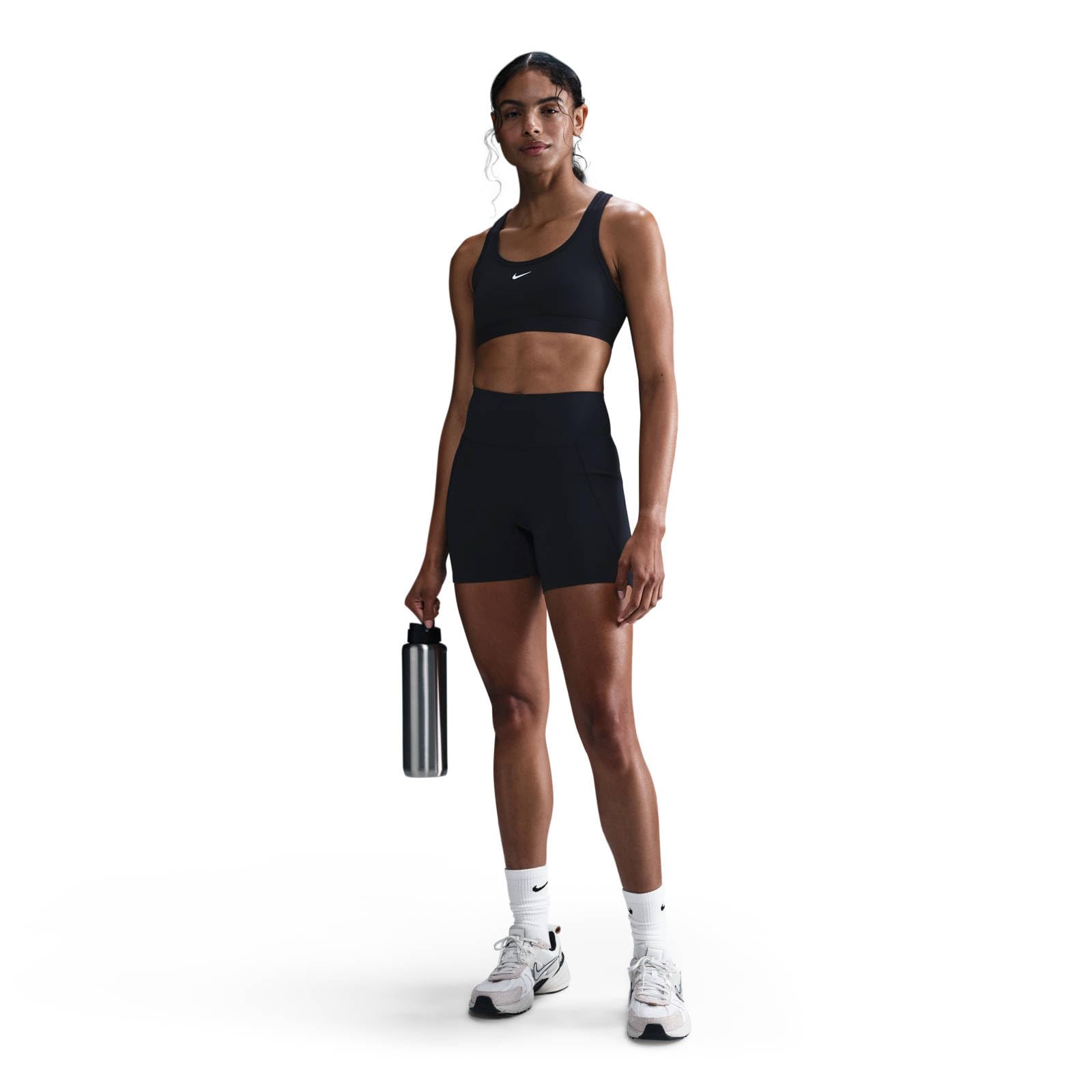 Nike Universa Bike Shorts mit Taschen, mittlerem Halt und hohem Bund für Damen (ca. 12,7 cm), HQ6832