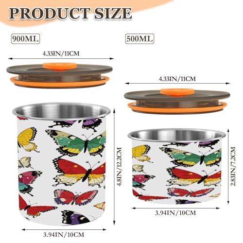 Envase hermético de acero inoxidable para café 30oz miniatura 2