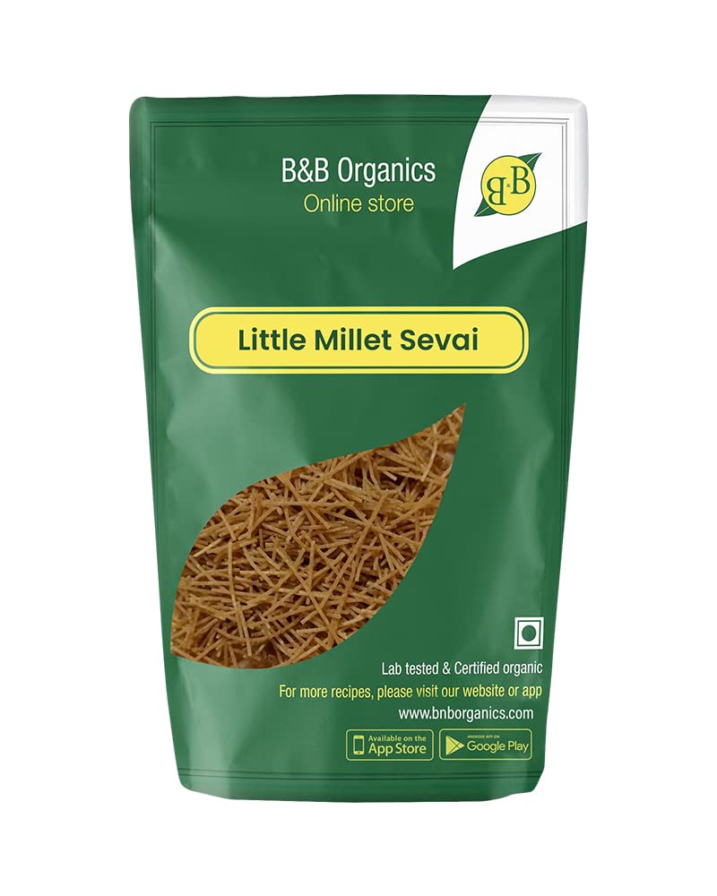 B&B Organics Little Millet Vermicelli (180 grams)/ Saamai Sevai / Natural and Preservative Free/ Zero Additives-image-21