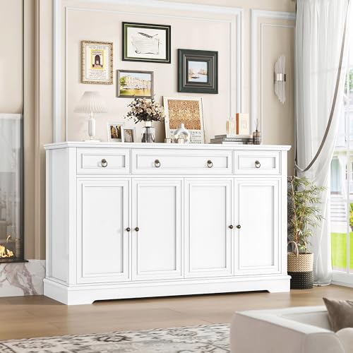 Finetones US-48LUC-KIE30-ES6 Buffet Cabinet With Storage, 55.1 Inch Large Sideboard Buffet Cabinet thumb #3