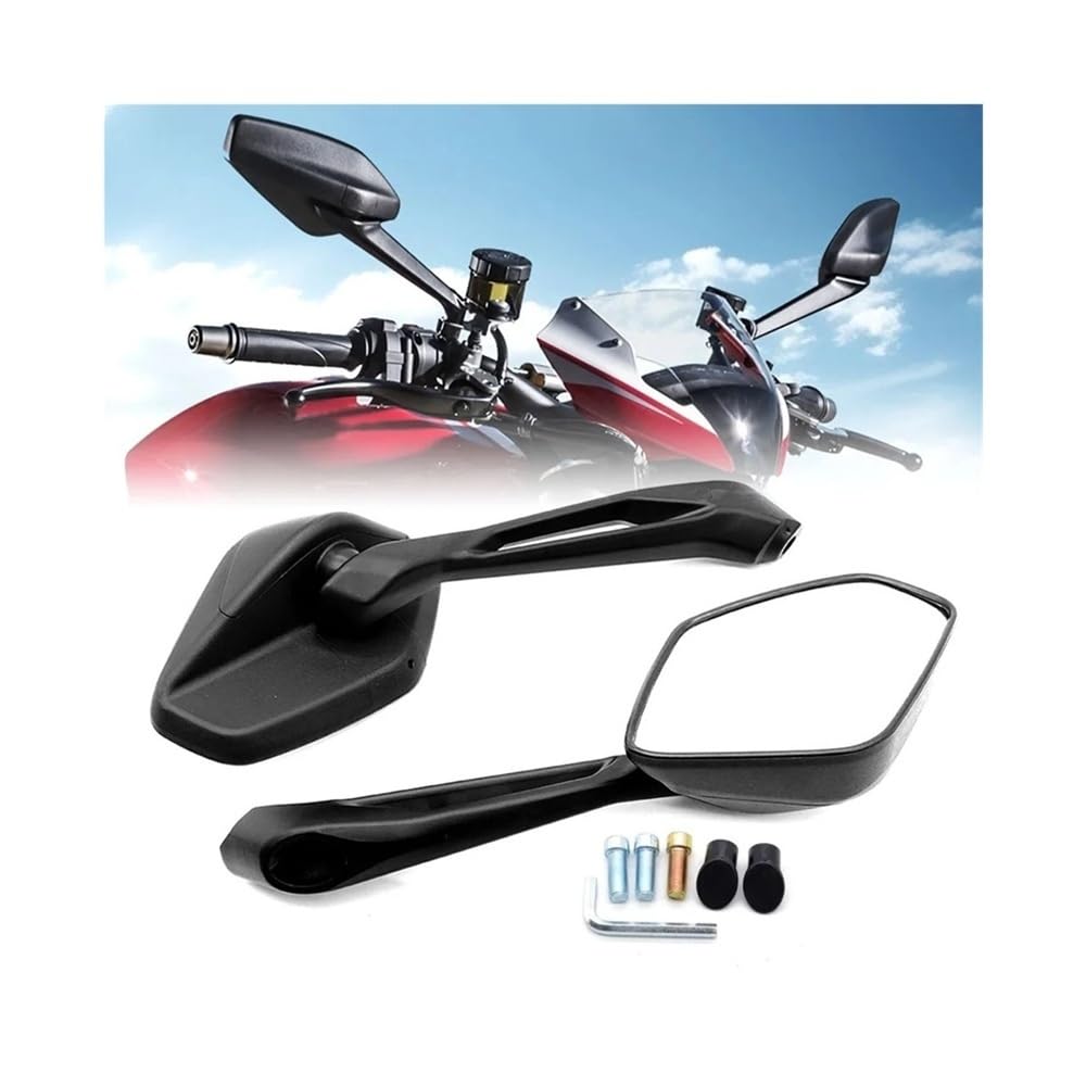 motos Miroir vélo Rétroviseur Moto M10 Scooter Streetbike Verre Blanc Rétroviseur Universel Accessoires Pour Bajaj