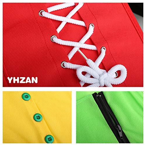 Learn to Tie Your Shoes Dressing Board Montessori Mobile Sensory Board Travel Therapist Life Skills Development Toy - Zip,Button,Snap,Buckle,Lace & Tie for Preschool Toddler 2-8 Years Old - Image 6