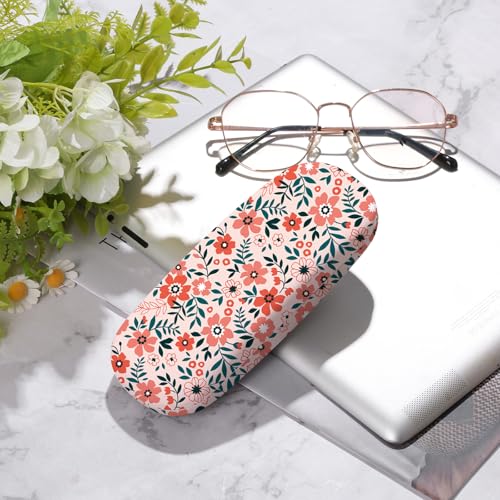 Image of Glasses Case Hard Shell,Portable Protective Eyeglasses Case, Eyeglass Holder Box with Cleaning Cloth, for men women
