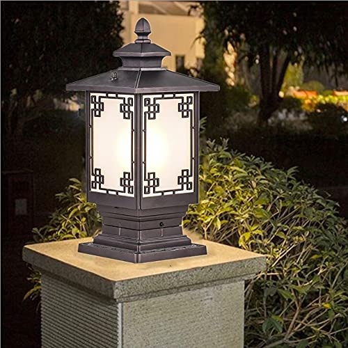 Lanterne extérieure traditionnelle IP65 pour colonne de cour et allée