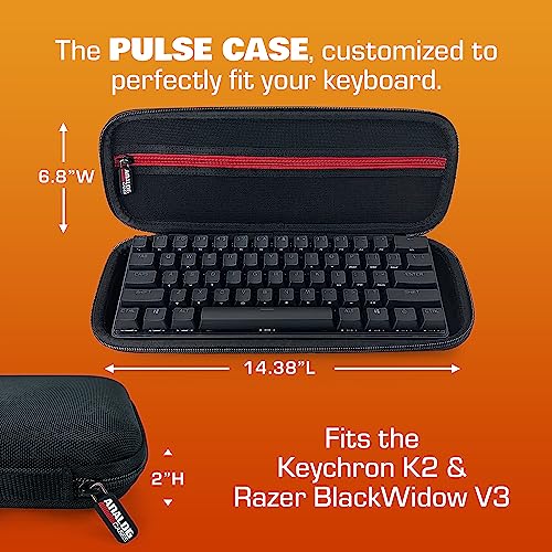 Étui pour clavier mécanique Analog Cases Unison noir rigide