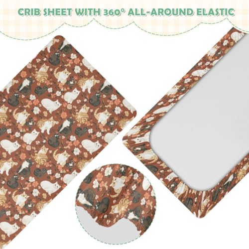 Lit bébé sec sans fuite avec la parure imperméable Essentials terracotta - 5