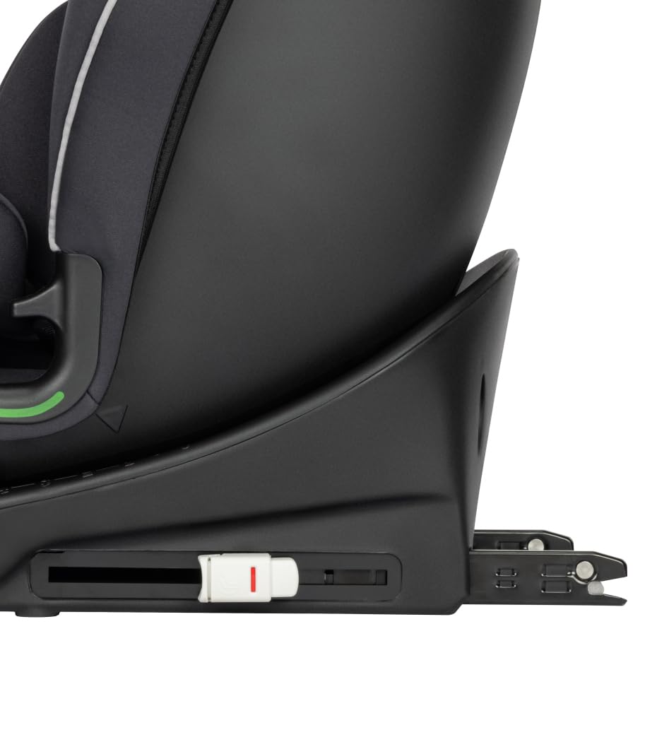 Safety 1st Saturn 360 i-Size, silla de coche giratoria 360°, 0–12 años (40–150 cm), ISOFIX, rotación FlexiSpin, 5 reclinaciones, 12 reposacabezas, Black