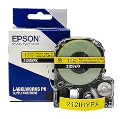 Black on Yellow Strong Adhesive