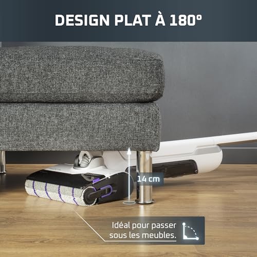Aspirateur laveur ROWENTA X Clean10 Autonomie 60 min Nettoyage automatique 0 8 kg - vue 6
