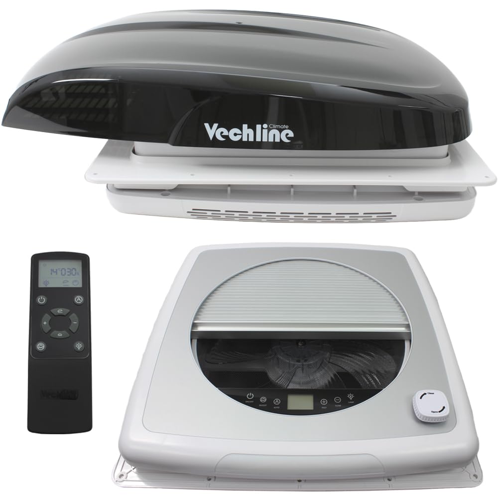 Ventilatore Da Tetto Per Camper 12V - Reversibile, Con Telecomando, Antipioggia Auto, Per Aria E Luce - Foto 2