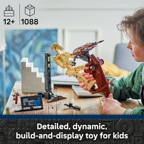 Build the Ultimate LEGO Star Wars Adventure: Phantom Menace Battle Droid with STAP - Perfect Gift & Learning Toy for Ages 12+ (Set 75428) - Image 4
