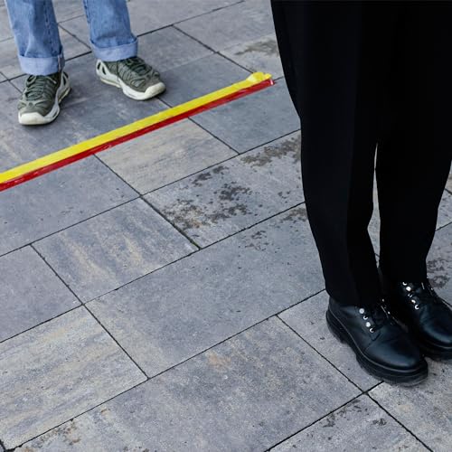 NEOBRASIL - Fita para Demarcação de Solo - Borracha Natural, Fita de Marcação, Sinalização e Orienta