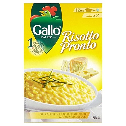 Riso Gallo Risotto Pronto 4 Cheese 175g - Pack of 2