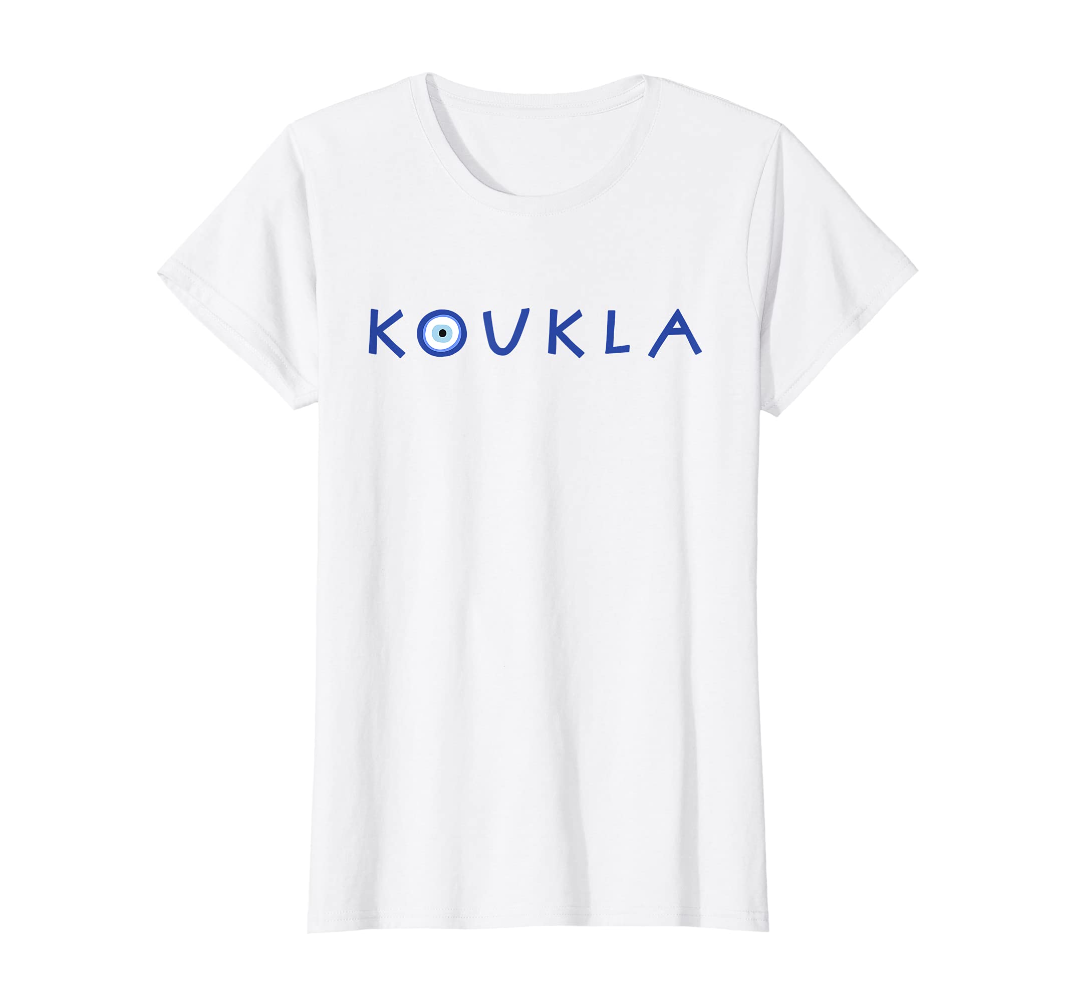 Greek Koukla ApparelGreek Koukla Evil Eye Greek Pride Greek Woman Girl Greece T-ShirtOEKO-TEX STANDARD 100