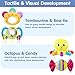 iPlay, iLearn 10pcs Baby Rattles Toys Set, Infant Grab Shake Rattle, Easy Hold Sensory Teether, Babies Development Learning Music Toy, Newborn Shower Birthday Gift 1 2 3 4 5 6 7 9 10 12 Month Boy Girl