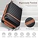 UKEIN Luggage Sets 3 Piece, Carry On Luggage 20In With Spinner Wheels,PC Hardside Suitcase Set with TSA Lock,Durable Large Checked Suitcase for Men and Women (Black)