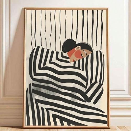 Décoration murale minimaliste 80x120cm sans cadre toile imprimée de haute qualité XBTYKPB