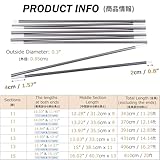 Zoom IMG-1 azarxis kit di 2 aste Zoom IMG-1 azarxis kit di 2 aste