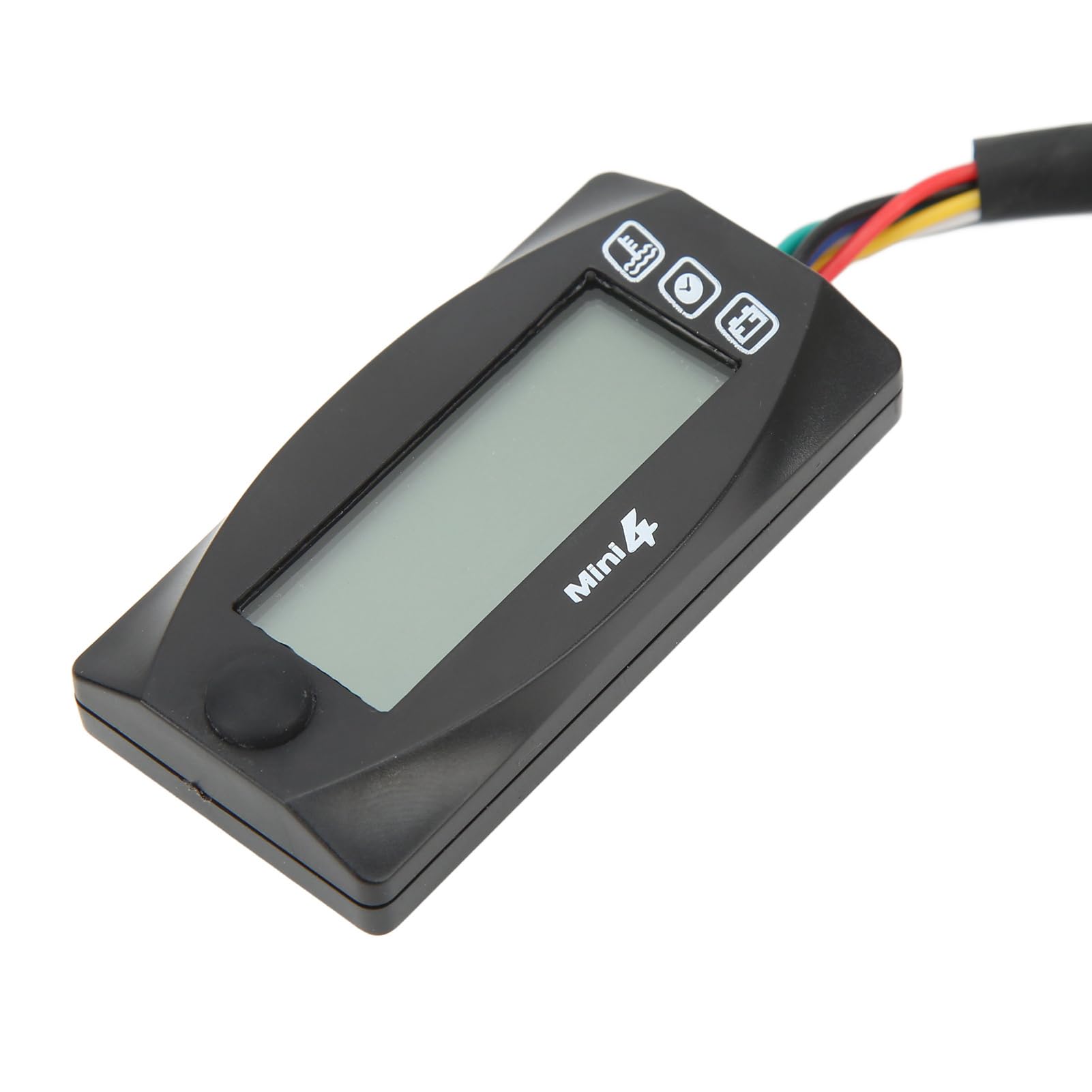 Acouto Termometro Digitale per Moto, Design 4 in 1, Display LCD, Portata 0120 ℃, Retroilluminazione Blu, Misurazione Accurata (M12*1.5)