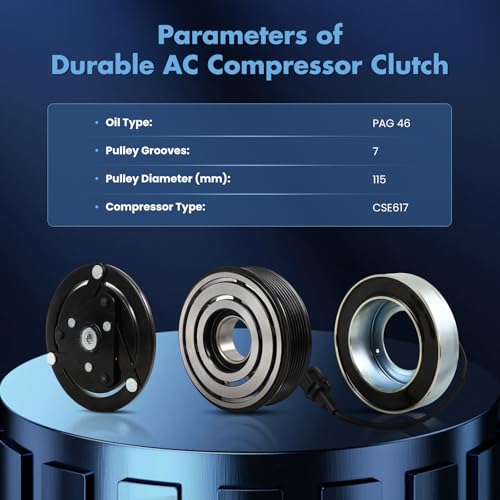 Image of ECCPP AC Compressor Clutch Kit for Nissan 370Z V6 3.7L 2009-2020