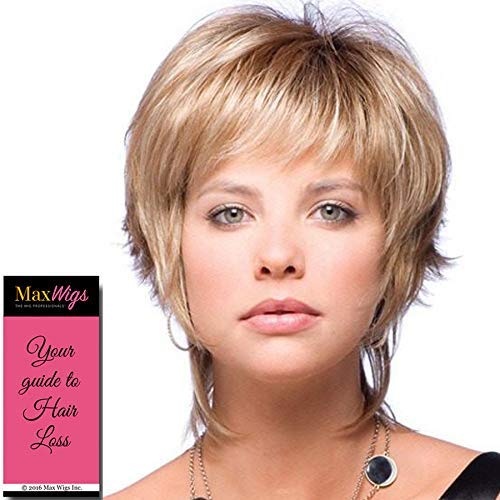 Bundle - 3 items: Millie by Noriko, Chiffon Scarf, Black Wig Cap Liner, Color Chosen: Iced Mocha-R