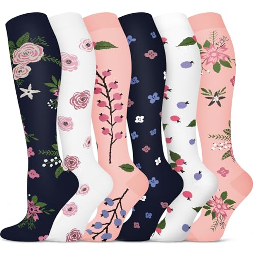 Image of Graduated Medical Compression Socks for Women&Men 20-30mmhg Knee High Sock