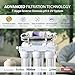 APEC Water System ROES-PHUV75 Essence Series Top Tier Alkaline Mineral pH+ and UV Ultra-Violet Sterilizer 75 GPD 7-Stage Ultra Safe Reverse Osmosis Drinking Water Filter System