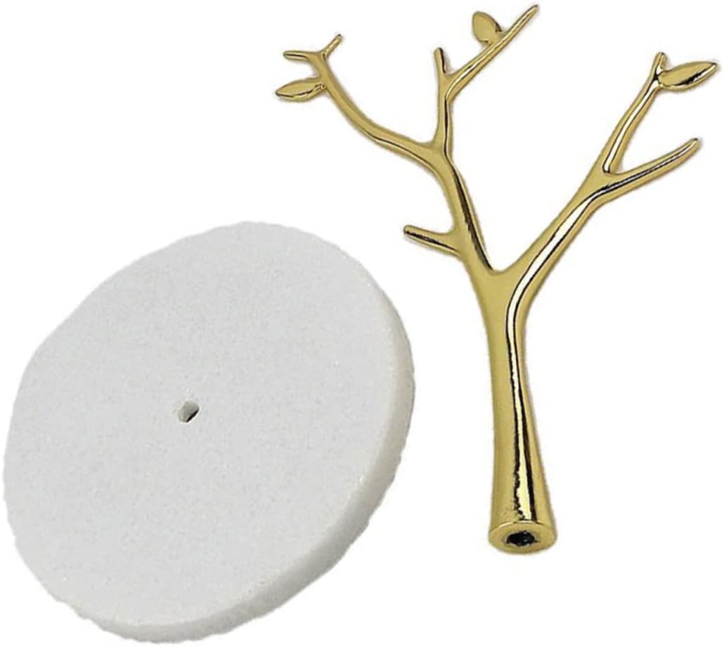 VALICLUD Unique Tree Branch Jewelry Display Stand Wall Hanging Organizer for Earrings Necklaces Rings