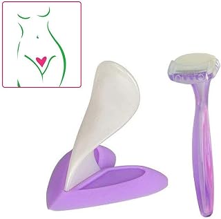 Bikini Trimmer Shaver for Women Pubic Hair Shaver, LITOON Bikini Privates Shaving Stencil Female Privates Secret Intimate Shaping Tool (Heart)