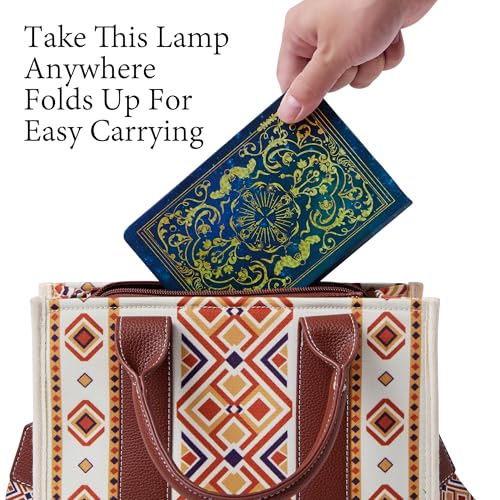 Uniwolk Book Lovers Gifts BookLamp - 5 Color Lights, 1200mAh Battery, Foldable Paper Lamp as Book Decor & Accessories, Hot Foil Cover Design, Unique Gifts for Women or Friends & Christmas by Uniwolk - Image 6