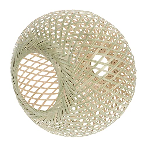 Abat-jour tissé bambou pour fabriquer une suspension asiatique