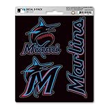 FANMATS 39325 Miami Marlins Decal 3-pk