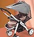 Baby Kinderwagen Sonnenschutz Sonnenschutz Sonnenschutz Universal Baby Sonnenschutz für Kinderwagen Buggy Babytragetasche Säugling Kinderwagen Sonnenschutz Sonnensegel UV-Schutz 50+ Sonnenschirm