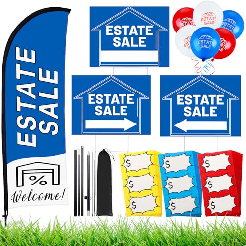 Flèches de direction double face pour signalisation de vente de maison Buryeah - 2