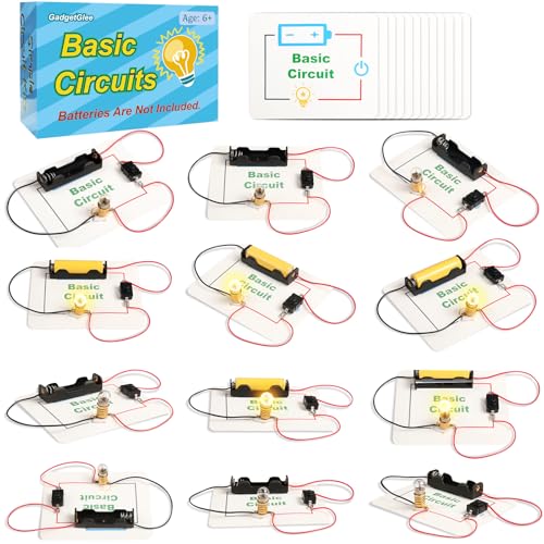 12 Bulk Electric Circuit Kit for Kids Age 6-8 8-12, Basic Circuit...