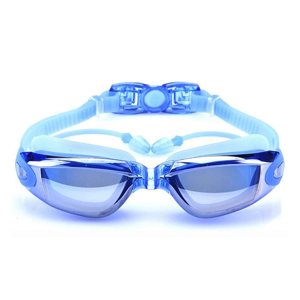 Gogle - Unisex wodoodporne i przeciwmgielne poszycie kolorowe okulary pływackie