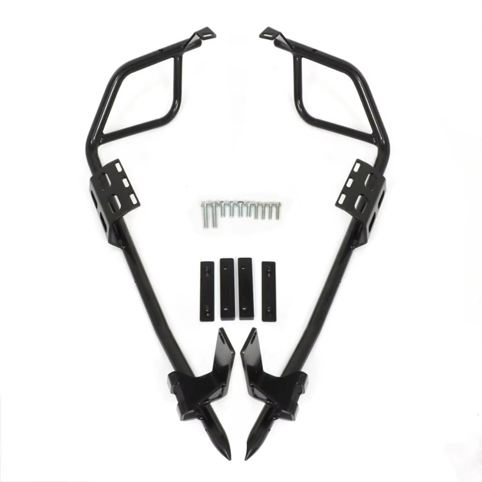 Paramotore Moto Compatibile Con Victory Per Cross Per Country Tour 2012-2017 Paraurti Moto Highway Engine Guard Rear Sawddlebag Guard Rails Crash Bar