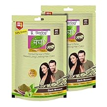 Naturals Megha Mehandi M2 Dark Brown - 45g Pack Of 2