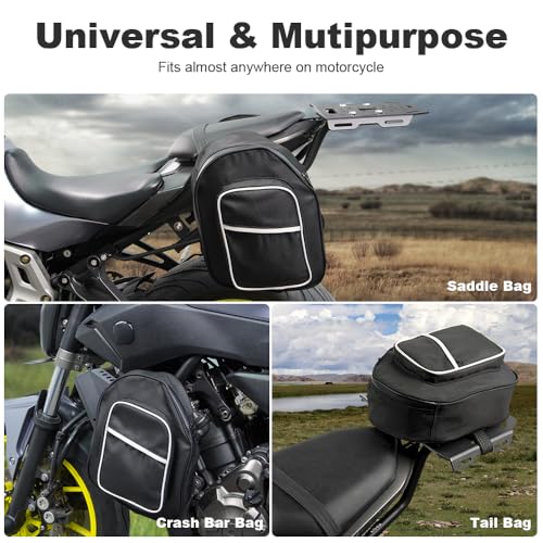 Alforjas para motocicleta Xitomer + portabultos laterales compatibles con DR650 (1996-2024) miniatura 7