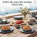 Imagen de Juego de 6 Tazas de Café Estilo Rústico