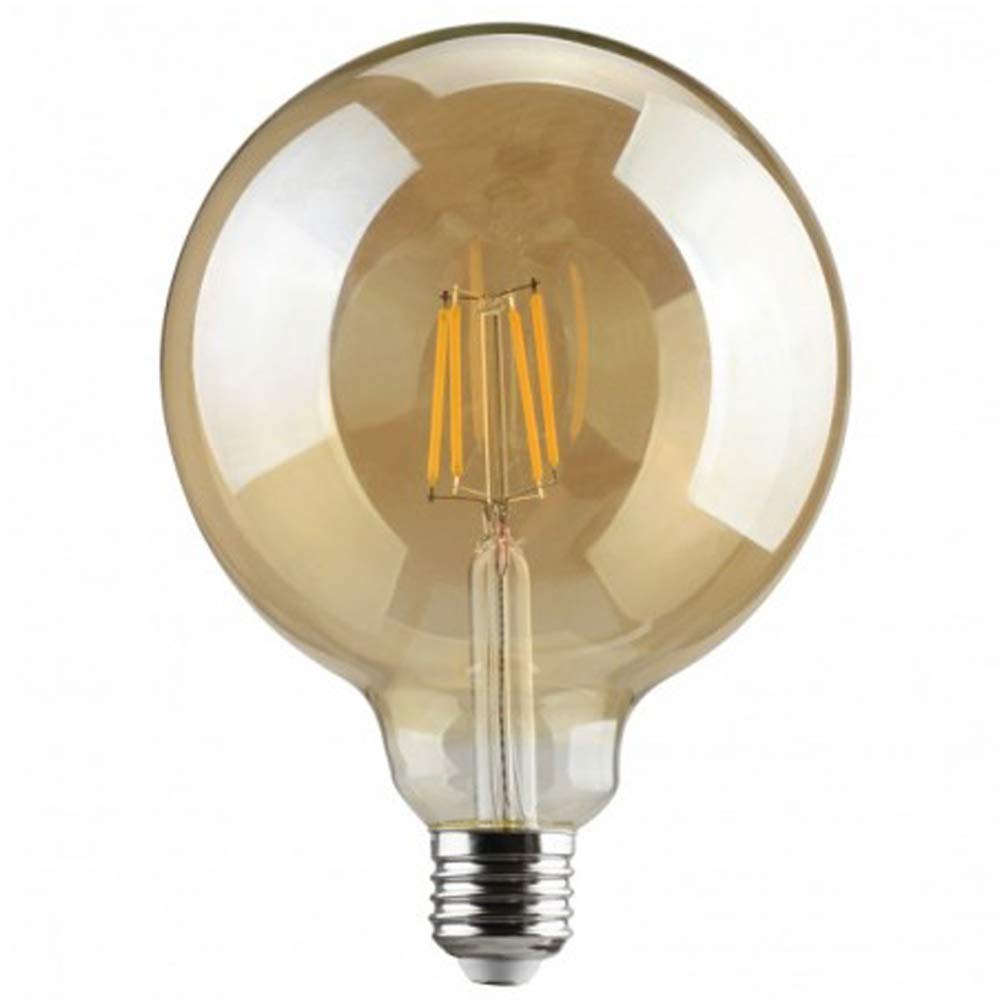 Dc Voltage Light/Amber G125 8W E27 Vintage Edison Led Bulbs Retro Screw Led Bulb Decorative Lamp Bulb E27 220-240V S Uk