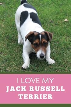 Paperback I Love My Jack Russell Terrier (6x9 Journal): Dog Pink Green, Lightly Lined, 120 Pages, Perfect for Notes, Journaling, Mother’s Day and Christmas Book